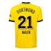 Tanie Strój piłkarski Borussia Dortmund Donyell Malen #21 Koszulka Podstawowej 2023-24 Krótkie Rękawy